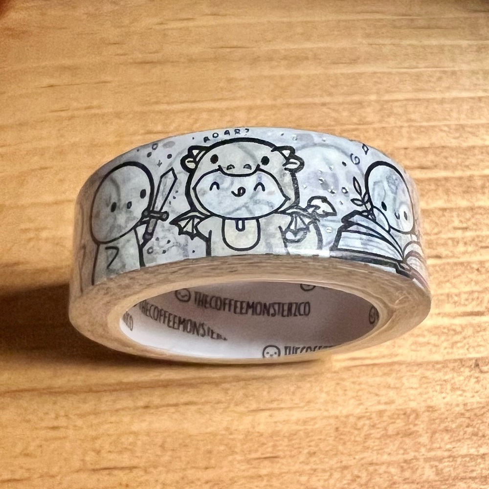 TCMC TheCoffeeMonsterzCo Castles and Critters washi tape